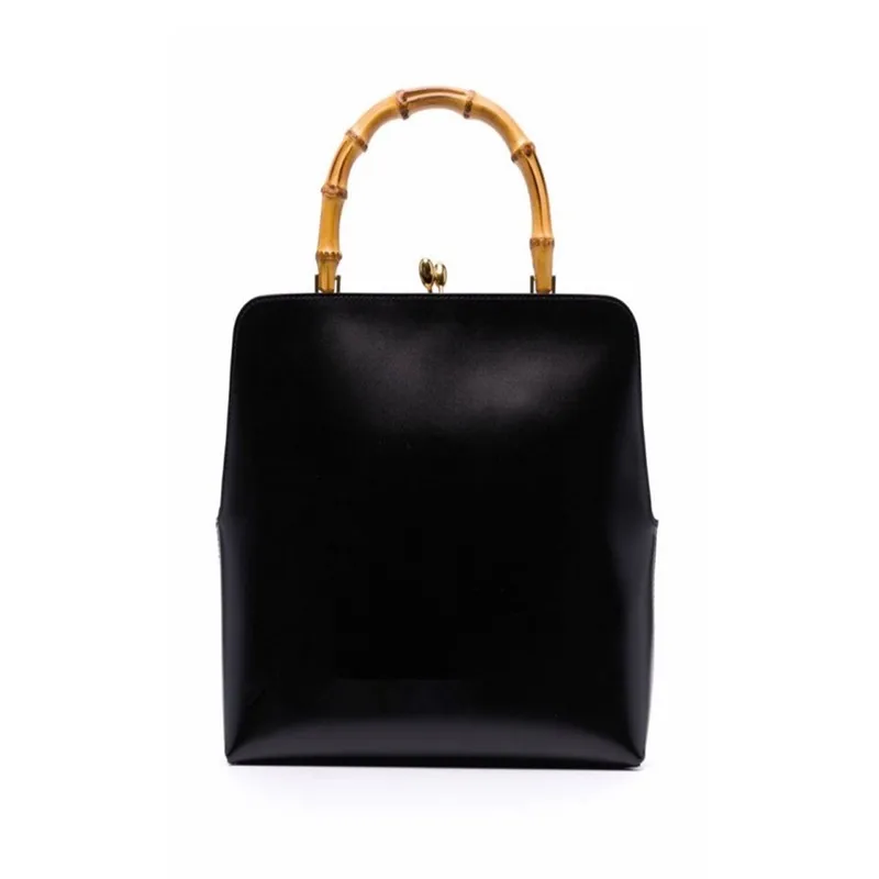 JIL Fashion Portable Bamboo Top Layer Cowhide Clip Shoulder Bag Leather Messenger Bag Small Bag
JIL Fashion Portable Bamboo Top Layer Cowhide Clip Shoulder Bag Leather Messenger Bag Small Bag