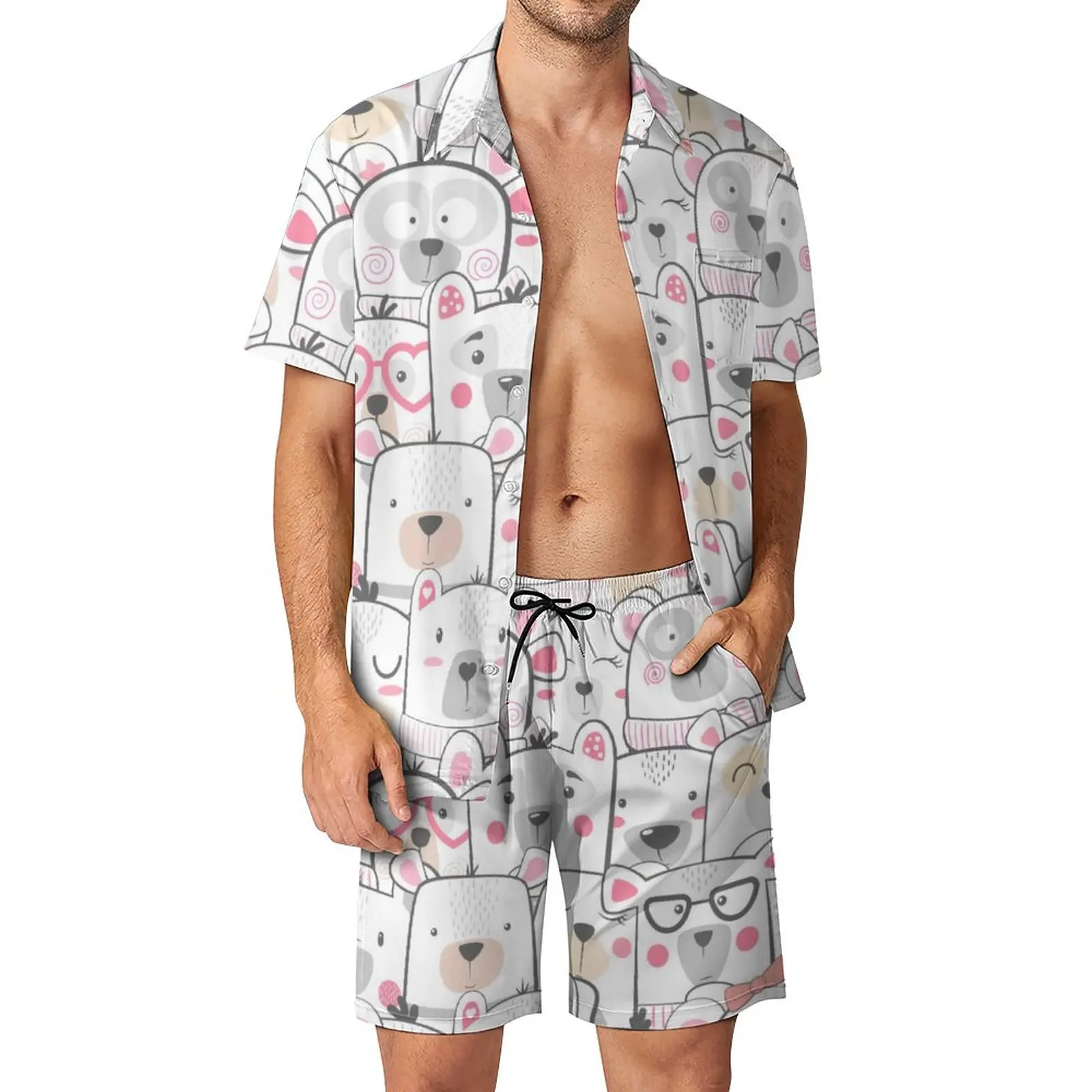 Cartoon Cute Dog Men Sets Animal Family Print Casual Shorts Beachwear Shirt Set 2 Piece Funny Suit Short Sleeve Oversize Clothes
Cartoon Cute Dog Men Sets Animal Family Print Casual Shorts Beachwear Shirt Set 2 Piece Funny Suit Short Sleeve Oversize Clothes