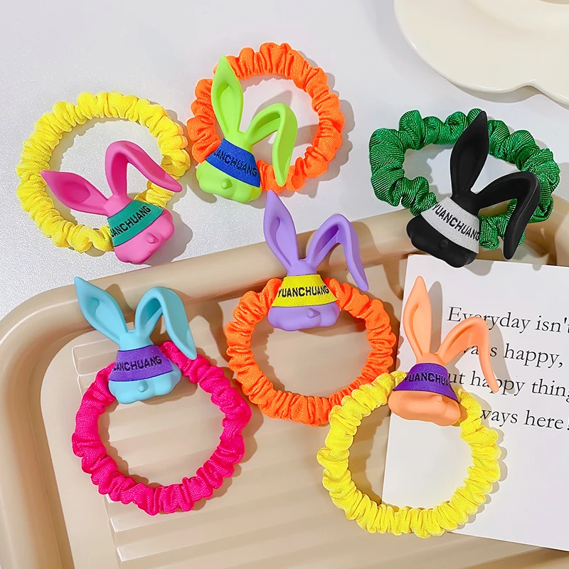 Girls Cute Cartoon Long Ear Rabbit Letter Folded Elastic Hair Bands Sweet Ponytail Hair Decorate Rubber Bands Hair Accessories
Girls Cute Cartoon Long Ear Rabbit Letter Folded Elastic Hair Bands Sweet Ponytail Hair Decorate Rubber Bands Hair Accessories