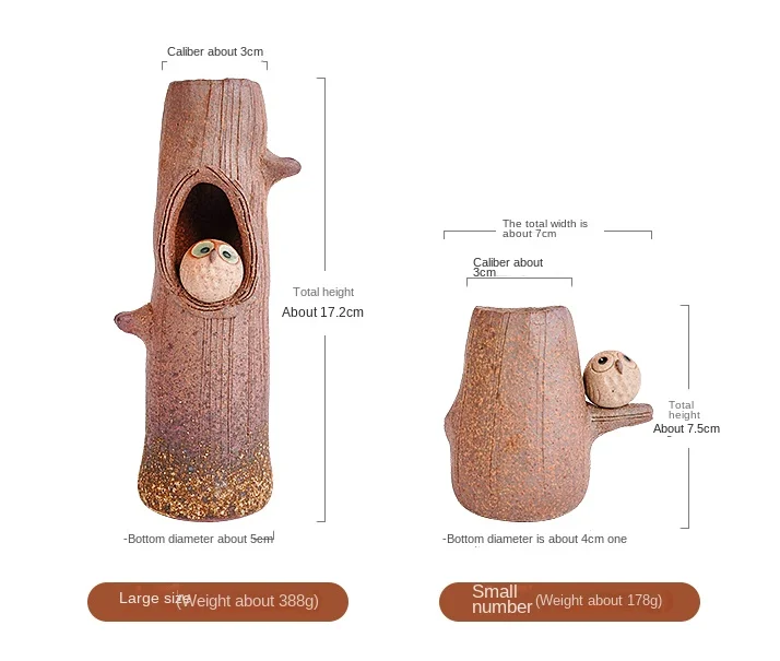 Christmas gift New Year Japan burnt crude pottery home mini vase dried flower flower arrangement owl pen holder ornament
Christmas gift New Year Japan burnt crude pottery home mini vase dried flower flower arrangement owl pen holder ornament