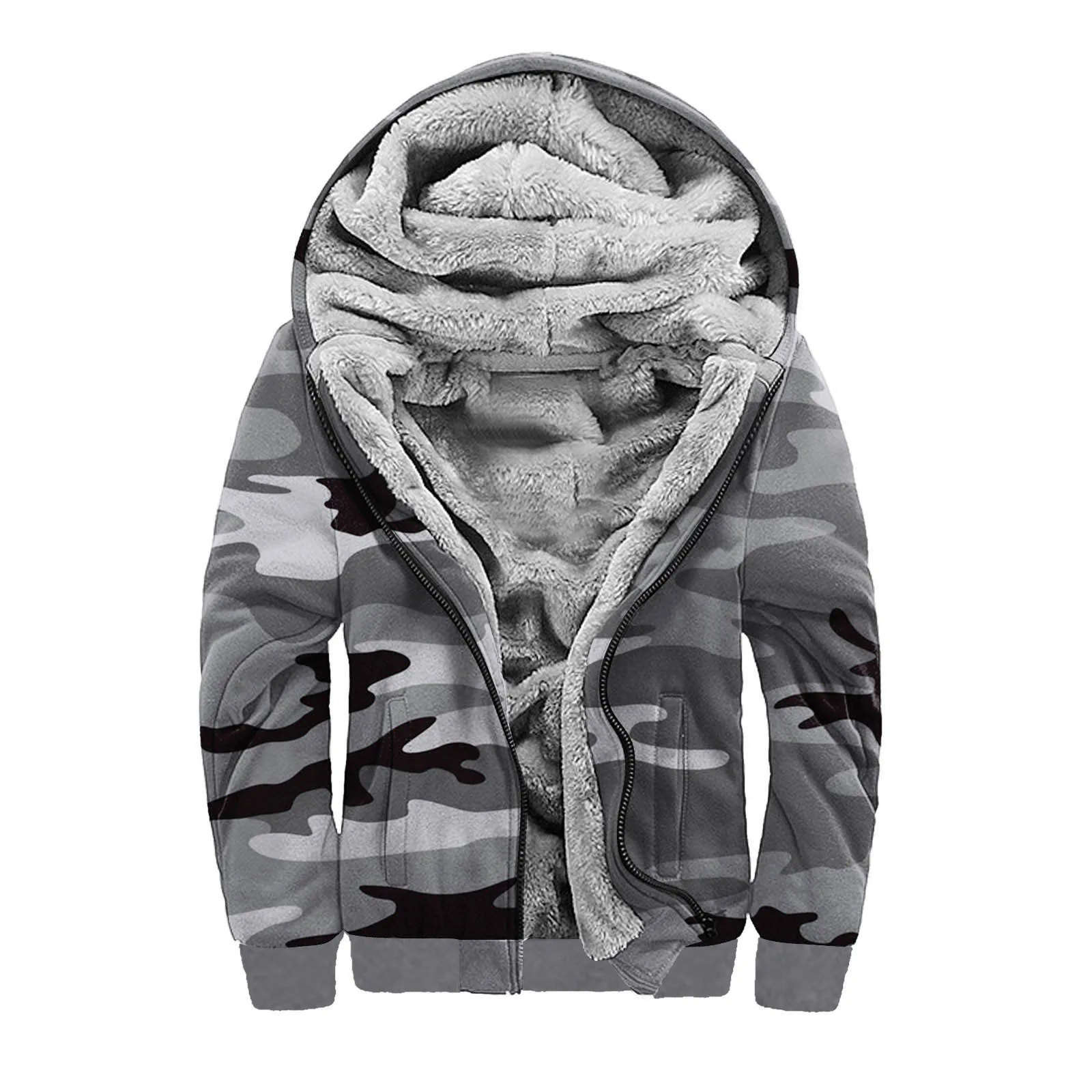 Men Winter Warm Coat Pant Set Leisure Printed Hooded Plush Jacket Plus Fleece Jacket Zipper Pocket Coat With Pant Jackets man
Men Winter Warm Coat Pant Set Leisure Printed Hooded Plush Jacket Plus Fleece Jacket Zipper Pocket Coat With Pant Jackets man