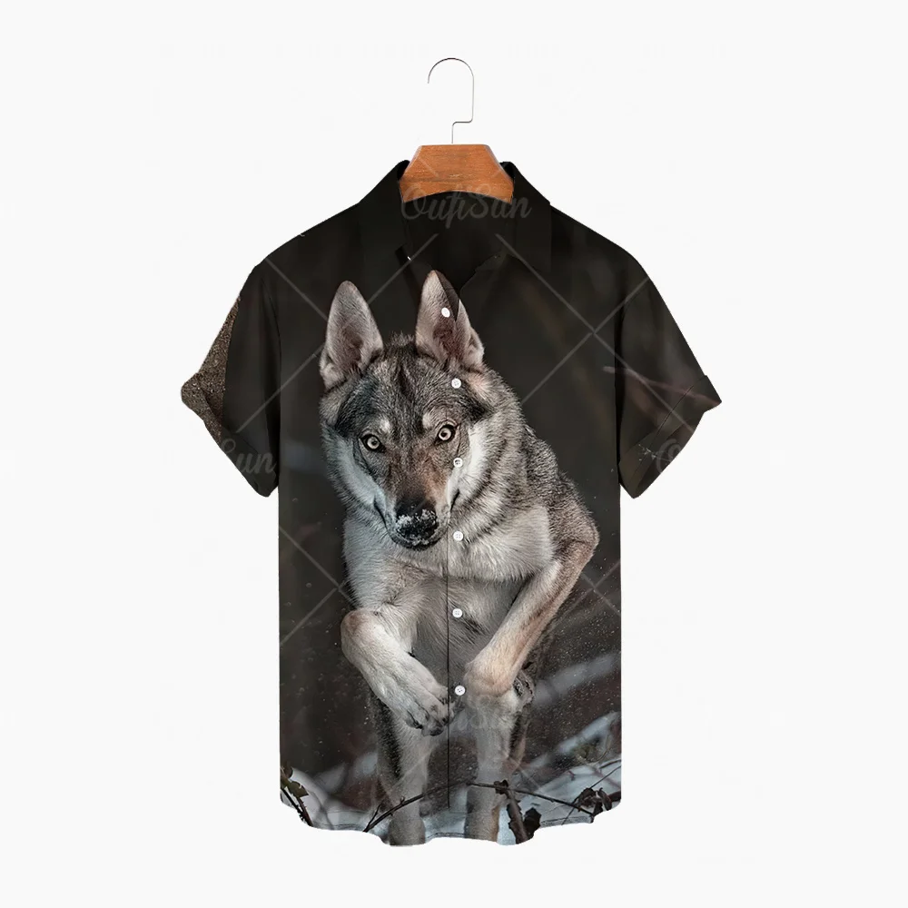 New short sleeve shirt animal wolf tattoo red pattern 3D full Hawaiian shirt beach casual men's shirt
New short sleeve shirt animal wolf tattoo red pattern 3D full Hawaiian shirt beach casual men's shirt