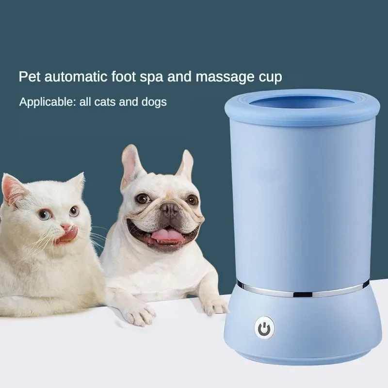 Pet Automatic Foot Spa and Massage Cup Dog Cat Paw Cleaner USB Charging Pet Grooming Brush with Silicone Bristle for Cats Dogs
Pet Automatic Foot Spa and Massage Cup Dog Cat Paw Cleaner USB Charging Pet Grooming Brush with Silicone Bristle for Cats Dogs