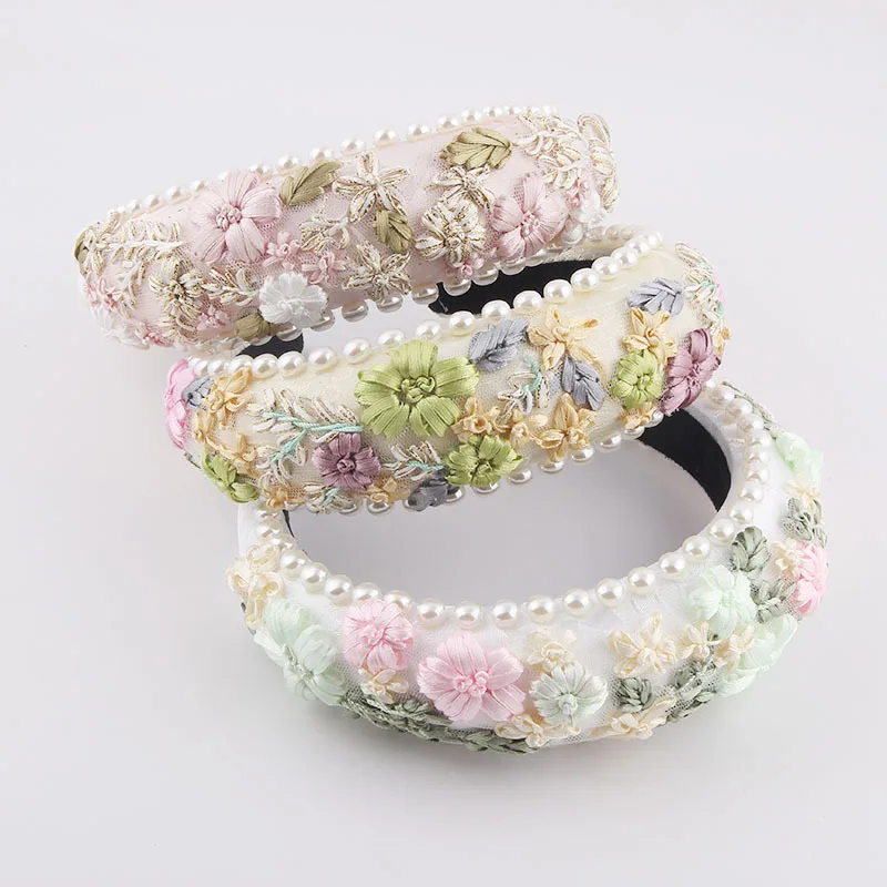 Bohemian Embroidery Flower Lace Sponge Padded Handmade Headbands Hairbands For Women Girls Hair Accessories
Bohemian Embroidery Flower Lace Sponge Padded Handmade Headbands Hairbands For Women Girls Hair Accessories
