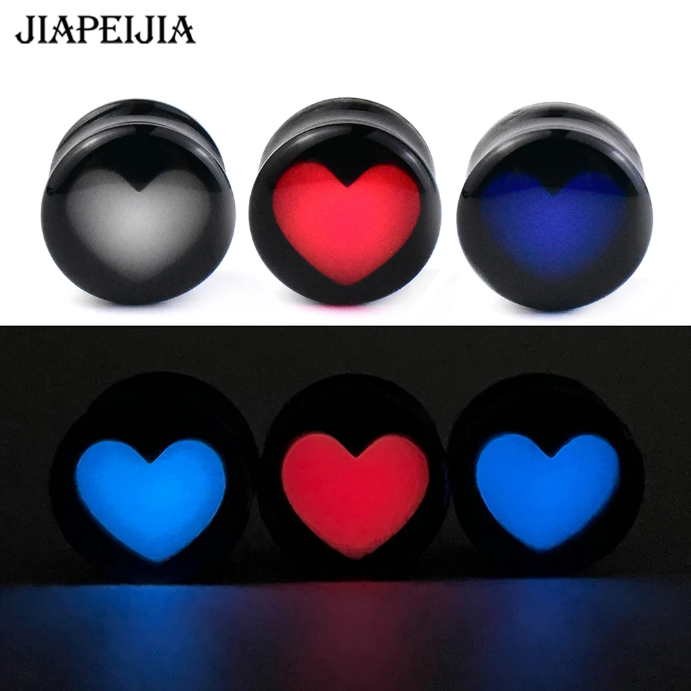 6-42mm Glow in the Dark Acrylic Ear Gauges Tunnels and Plug Luminous Ear Expander Studs Stretching Ear Piercing Earring
6-42mm Glow in the Dark Acrylic Ear Gauges Tunnels and Plug Luminous Ear Expander Studs Stretching Ear Piercing Earring
