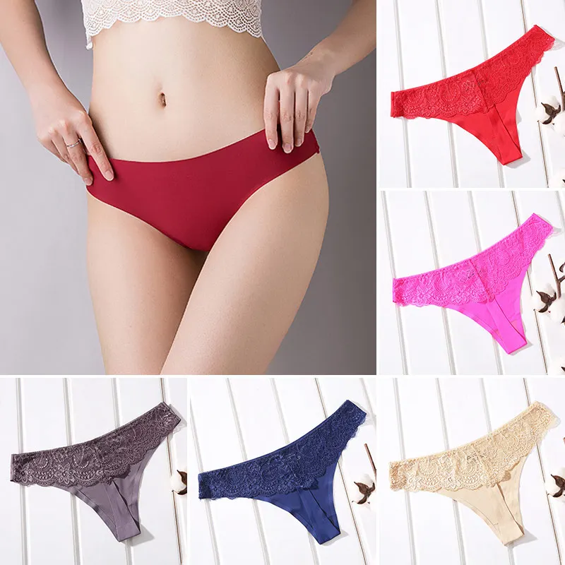 Sexy Lace Seamless Thong Panties Sports Fitness Thong Seamless G String Fashion simple Underwear Women Back Lace Thongs Lingerie
Sexy Lace Seamless Thong Panties Sports Fitness Thong Seamless G String Fashion simple Underwear Women Back Lace Thongs Lingerie