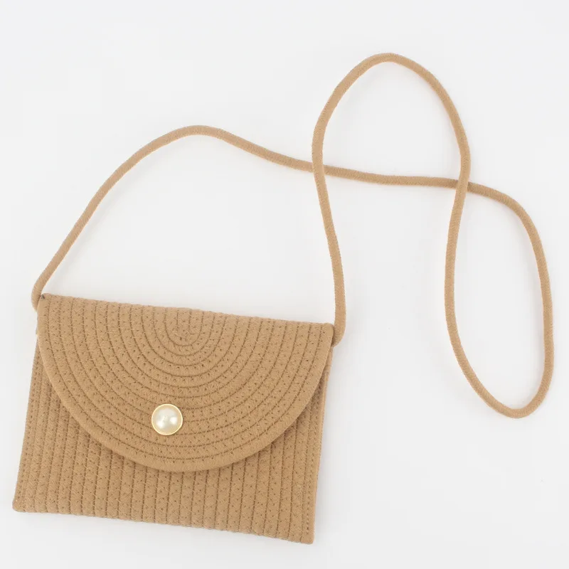 New Simple And Fashionable Handmade Cotton Rope Straw Woven Bag Multi-purpose Woven Bag Beach Bag Casual Women's Bag
New Simple And Fashionable Handmade Cotton Rope Straw Woven Bag Multi-purpose Woven Bag Beach Bag Casual Women's Bag