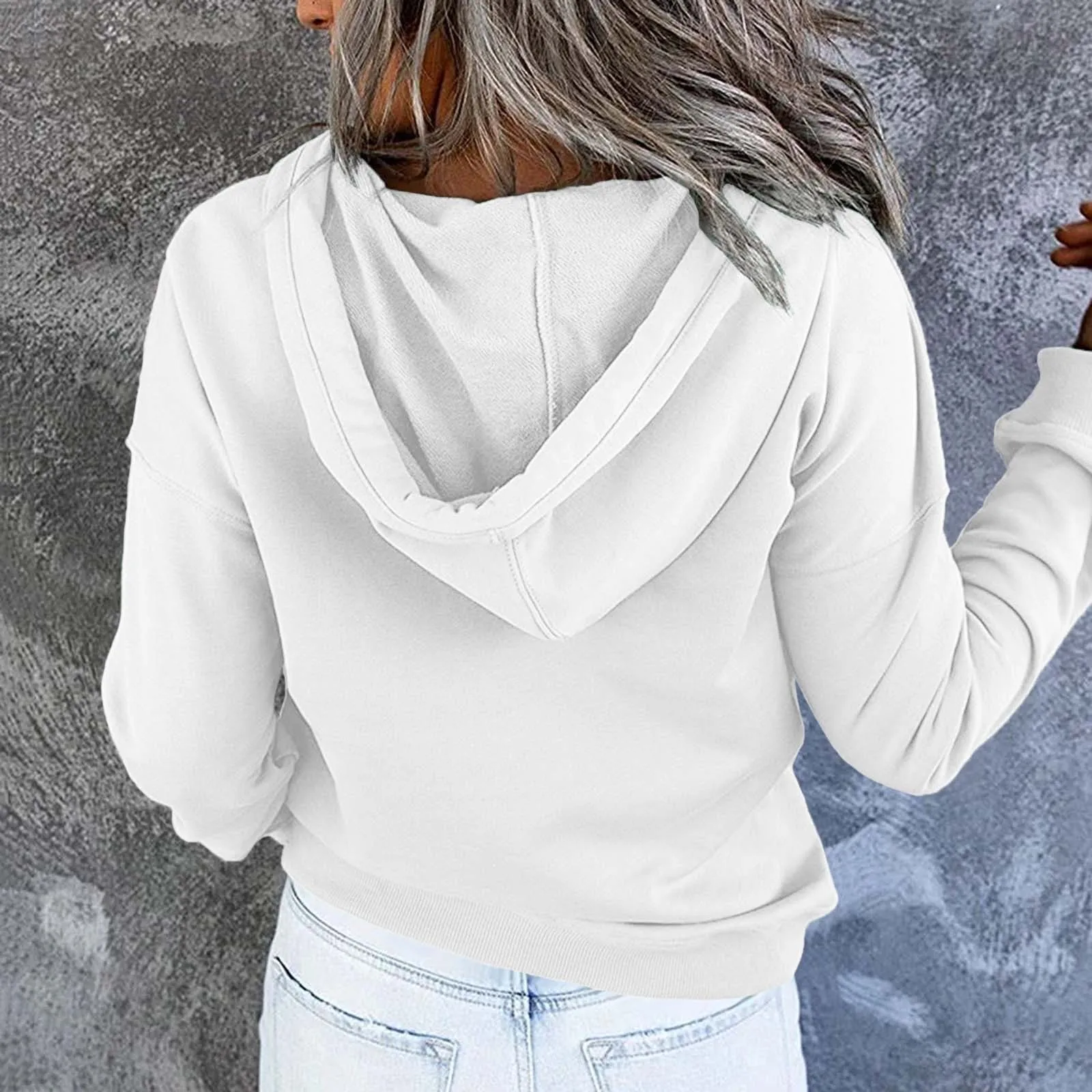 Pullover Hoodie Women Womens Casual Long Sleeve Halloween Print Zipper Hooded Coat Sweatshirt Tops Dark Fashion
Pullover Hoodie Women Womens Casual Long Sleeve Halloween Print Zipper Hooded Coat Sweatshirt Tops Dark Fashion