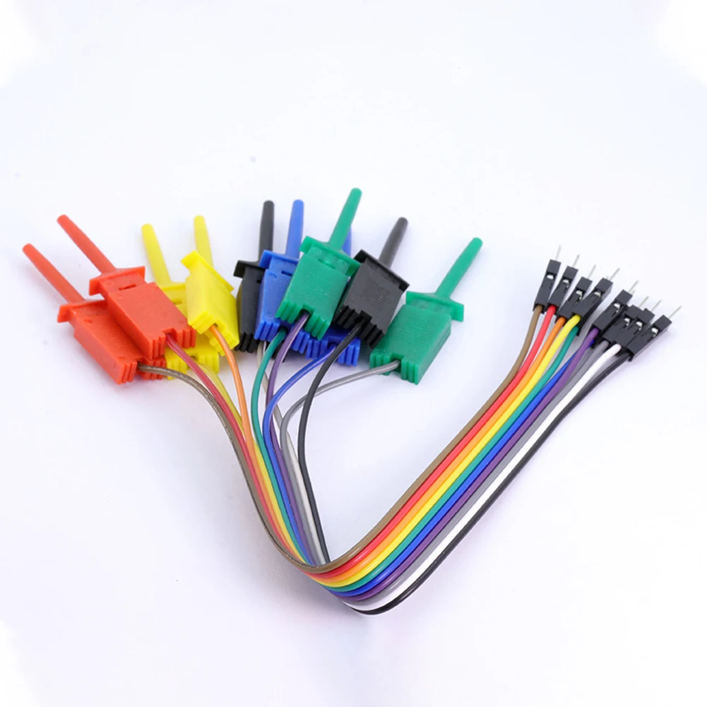 Cable Test Lead Logic Analyzer 10 Needle Hook Clip Line Black/blue/red/green/yellow High Efficiency Logic Analyzer Equipment
Cable Test Lead Logic Analyzer 10 Needle Hook Clip Line Black/blue/red/green/yellow High Efficiency Logic Analyzer Equipment