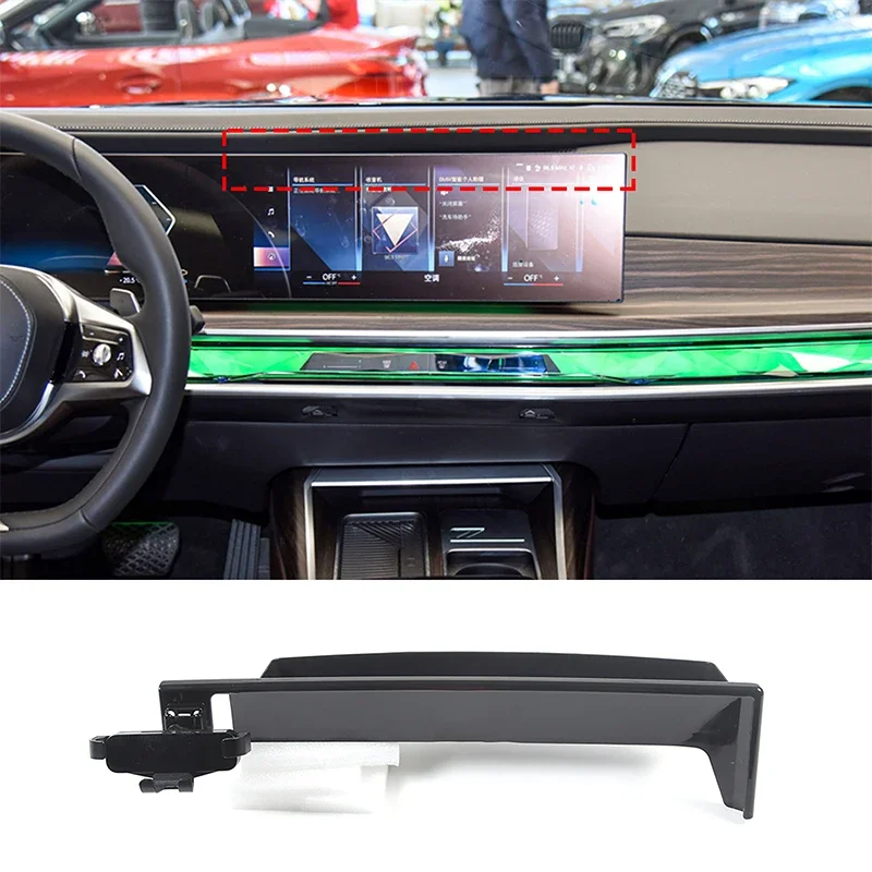 

14.9 Inches Car Central Control Phone Holder for BMW 7 Series I7 G70 2023 2024 Navigation Screen Storage Box Bracket