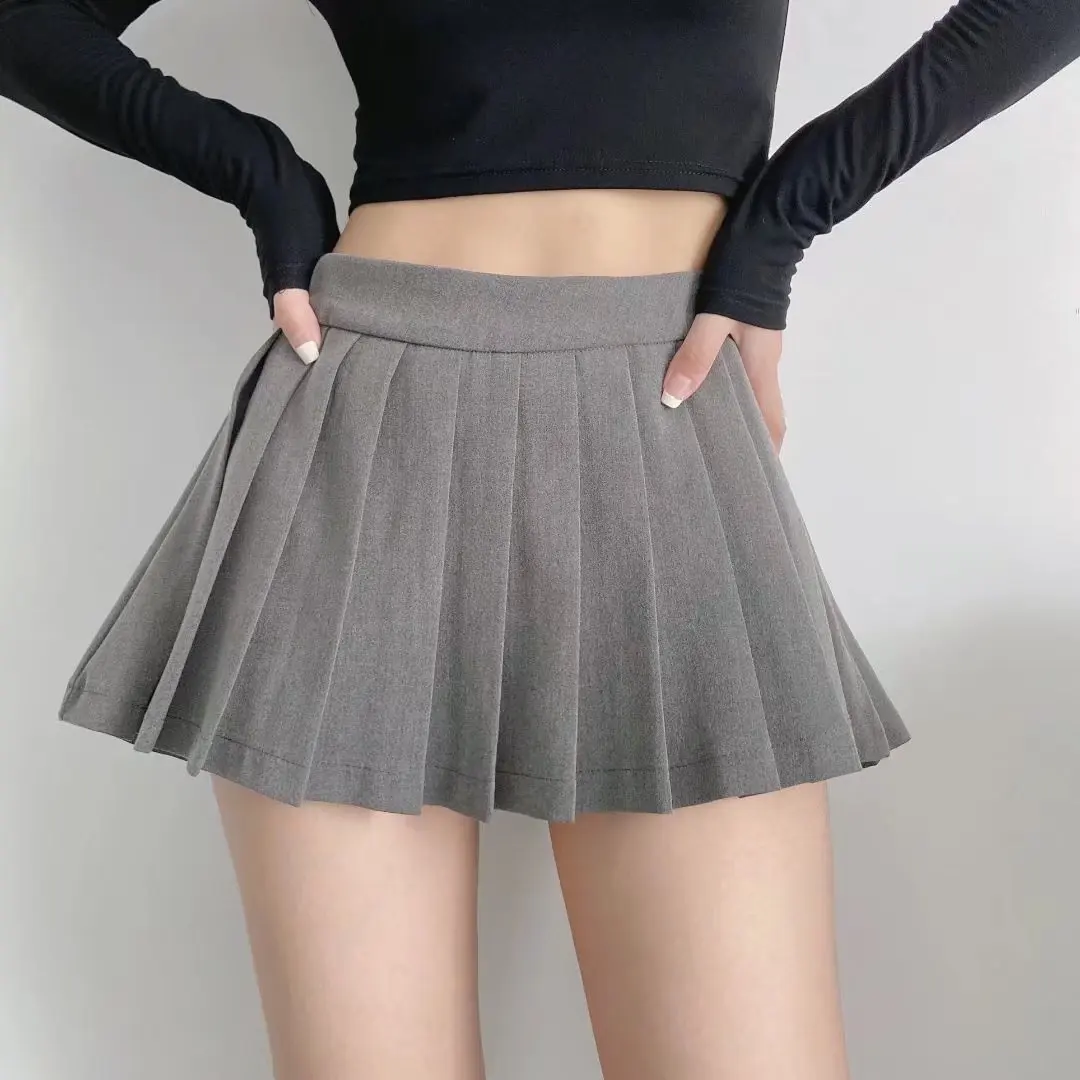 TPJB Summer High Waist Skirts Womens Sexy Mini Skirts Vintage Pleated Skirt New Korean Tennis Skirts Short White Black grey
TPJB Summer High Waist Skirts Womens Sexy Mini Skirts Vintage Pleated Skirt New Korean Tennis Skirts Short White Black grey