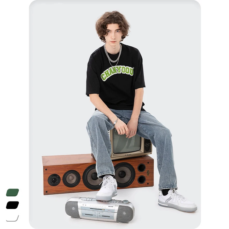 2022 Summer American Hip Hop Streetwear T-Shirts Applique Embroidery Letter Print Oversized O-Neck Short Sleeves Couple T Shirts
2022 Summer American Hip Hop Streetwear T-Shirts Applique Embroidery Letter Print Oversized O-Neck Short Sleeves Couple T Shirts