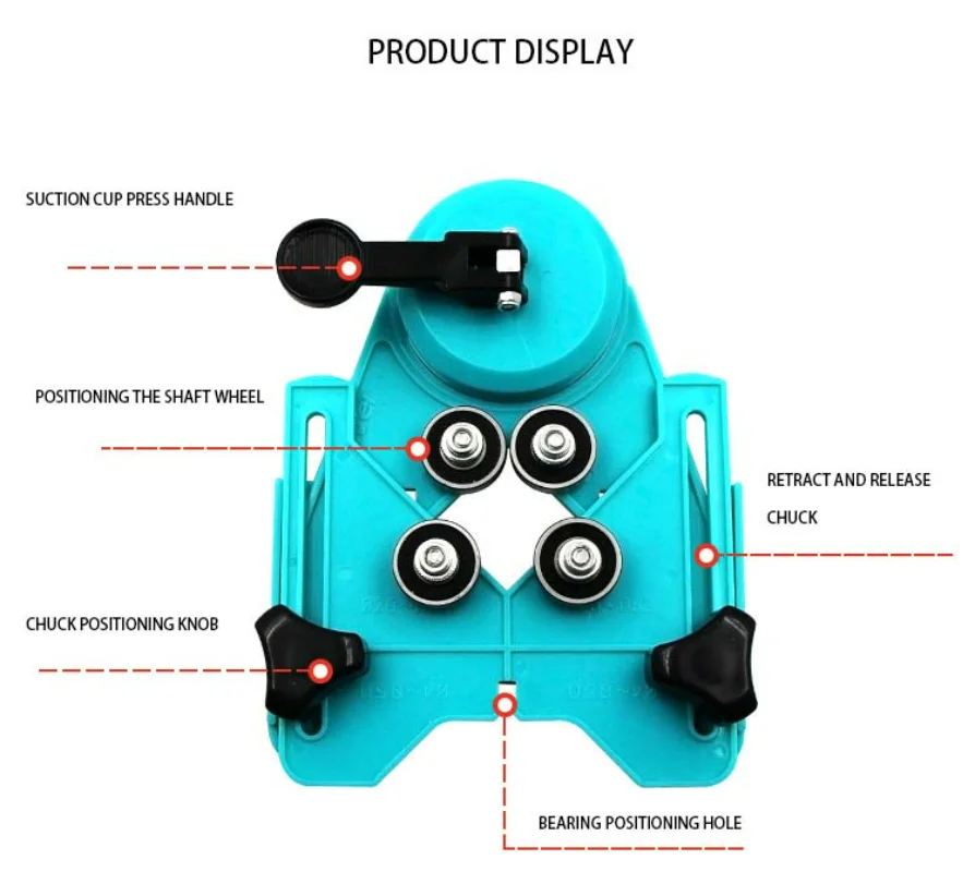 Drill Bit Guide Hole Clamping Range Construction Tools Ceramic Tile Glass Locator Diamond Opening Positioning Guide
Drill Bit Guide Hole Clamping Range Construction Tools Ceramic Tile Glass Locator Diamond Opening Positioning Guide