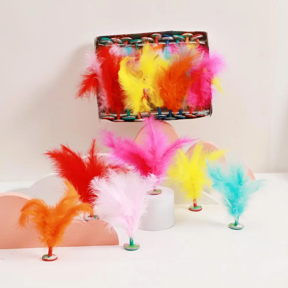 Colorful Feathers Shuttlecock Interactive Games Toys Leg Muscle Strength Body Training Fitness Props Fun Gifts For Kids
Colorful Feathers Shuttlecock Interactive Games Toys Leg Muscle Strength Body Training Fitness Props Fun Gifts For Kids