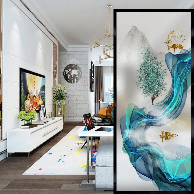 Light luxury Nordic art modern style glass living room partition frosted translucent screen bedroom shelter porch simple
Light luxury Nordic art modern style glass living room partition frosted translucent screen bedroom shelter porch simple