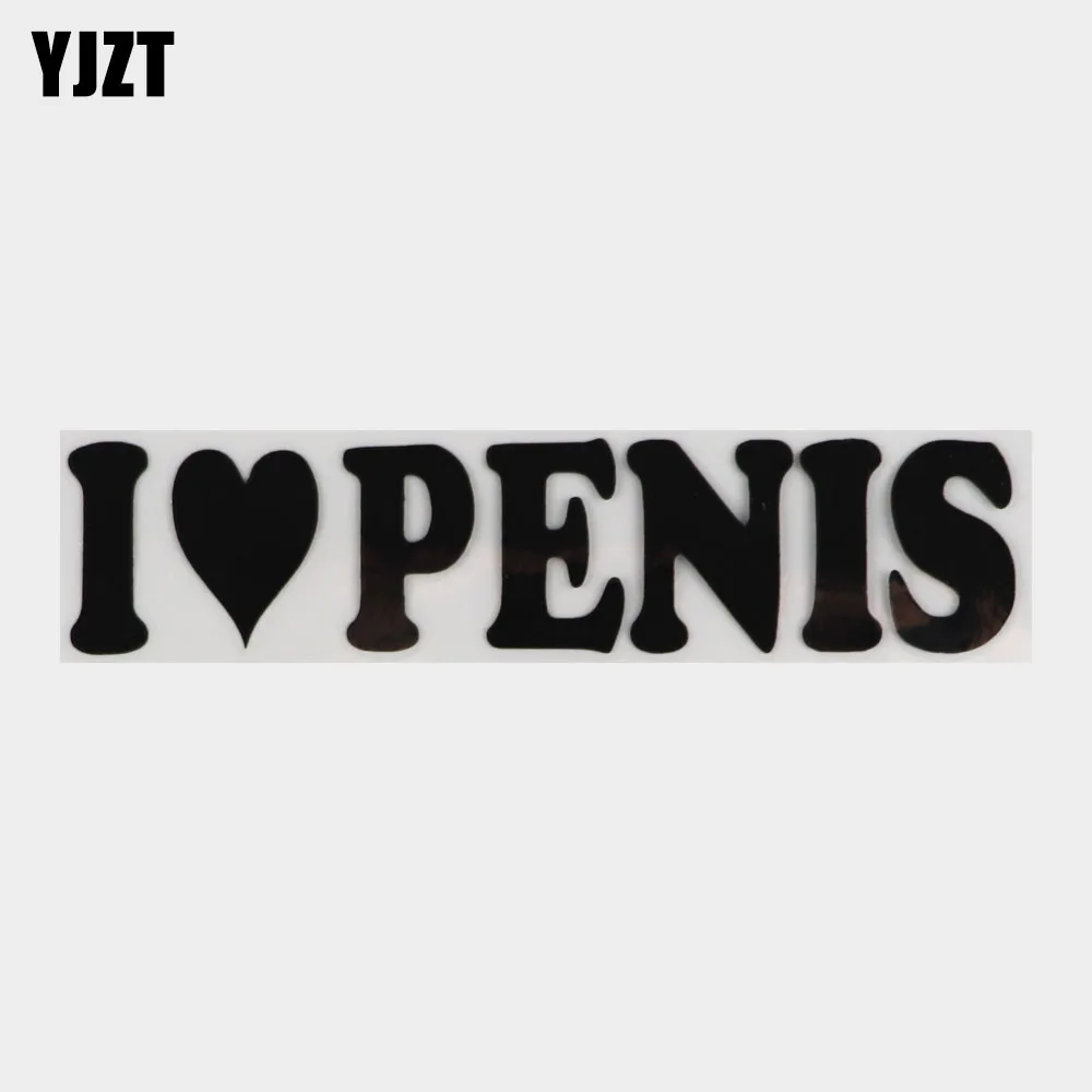 YJZT "I LOVE PENIS" Gay Pride Prank Funny Gag Gift Vinyl Decal Car Window Sticker Car-styling S8-0110
YJZT "I LOVE PENIS" Gay Pride Prank Funny Gag Gift Vinyl Decal Car Window Sticker Car-styling S8-0110