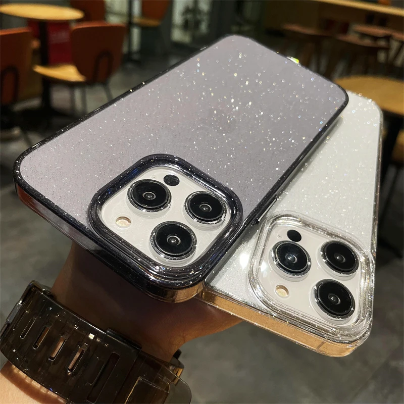 Luxuly Noble Black Star Glitter Powder Transparent Thickened Shockproof Phone Case For Iphone 14 13 12 Pro Max TPU Protect Cover
Luxuly Noble Black Star Glitter Powder Transparent Thickened Shockproof Phone Case For Iphone 14 13 12 Pro Max TPU Protect Cover