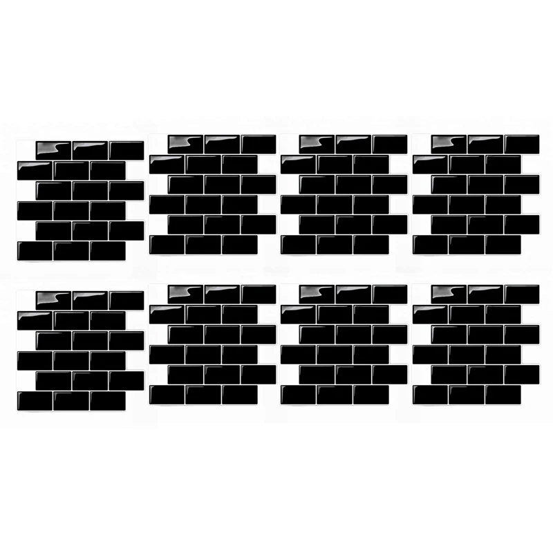 8X 3D Wall Stickers Brick Wallpaper Tile For Kitchen Bathroom Backsplash Aunty-Tile Home Decoration 30X30cm
8X 3D Wall Stickers Brick Wallpaper Tile For Kitchen Bathroom Backsplash Aunty-Tile Home Decoration 30X30cm