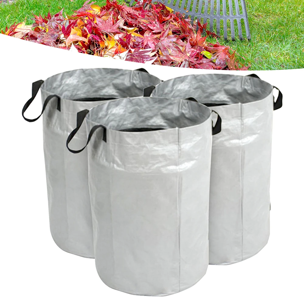 Garden Waste Bag Reuseable Heavy Duty Gardening Bags Lawn Pool Garden Leaf Garden Bag Double-sided Silver Coating Drop Shipping
Garden Waste Bag Reuseable Heavy Duty Gardening Bags Lawn Pool Garden Leaf Garden Bag Double-sided Silver Coating Drop Shipping