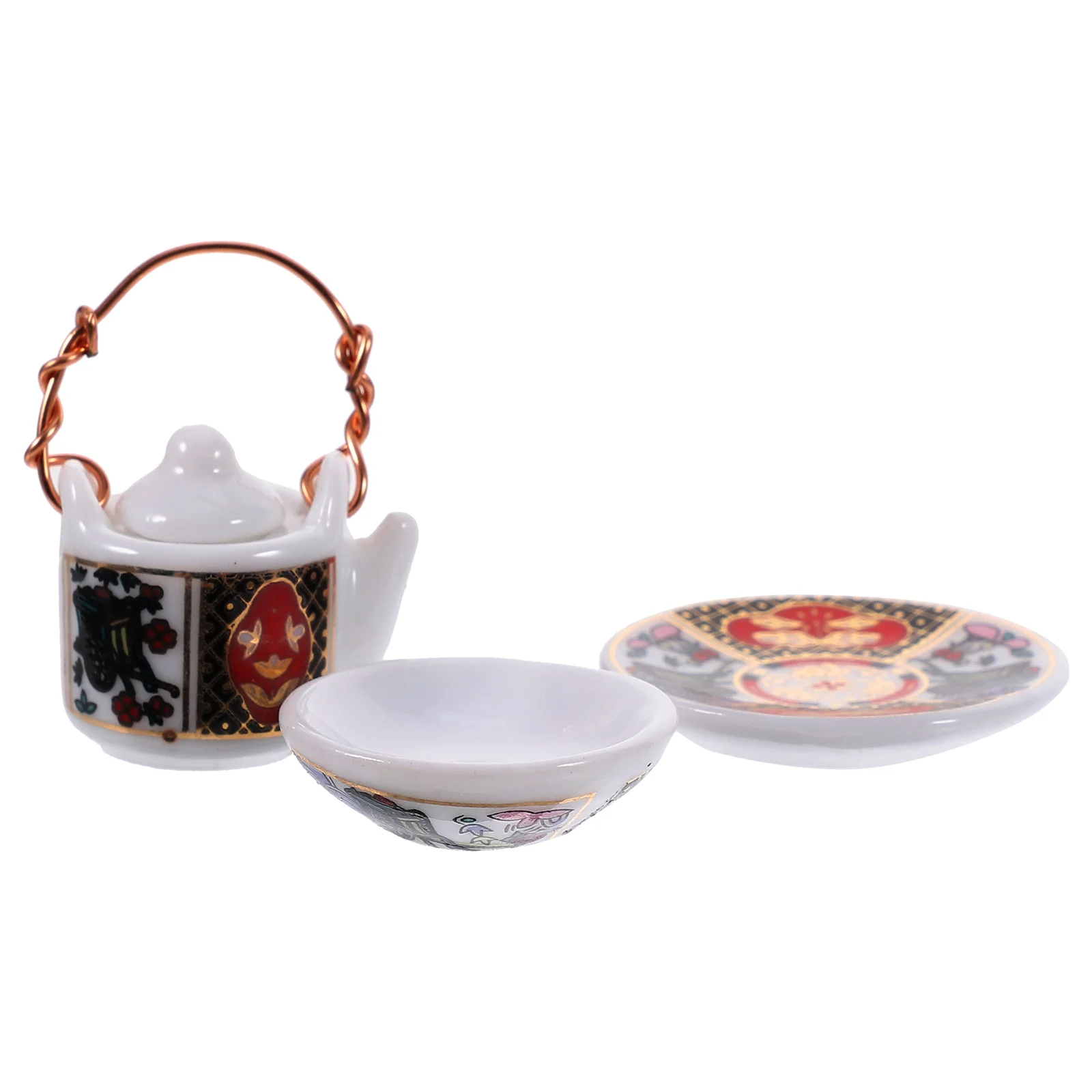 

Tea Cup Dolls House Kitchen Accessories Tiny Miniature Ceramic Teaware Ceramics Model Miniatures