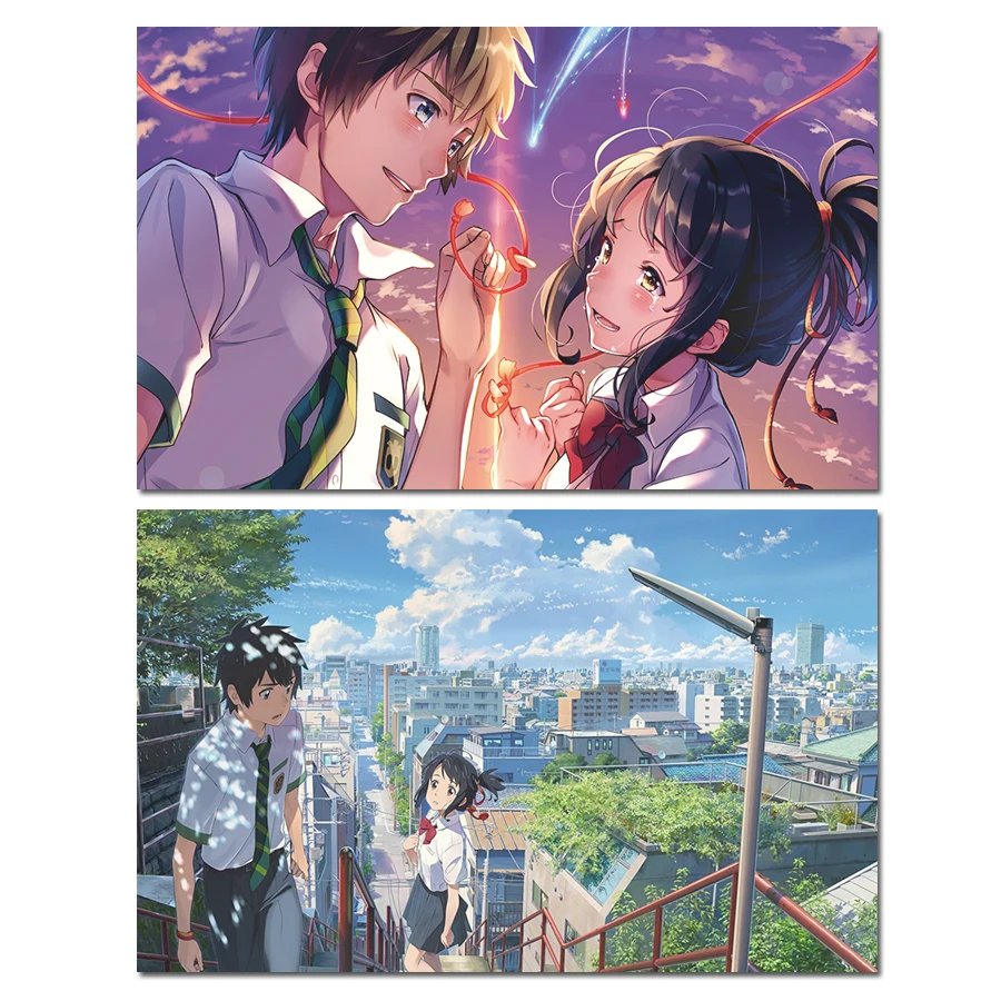 Kimi no na wa Your Name Anime Japanese Manga Mitsuha Miyamizu Taki Tachibana Art Print Canvas Poster Home Wall Decor
Kimi no na wa Your Name Anime Japanese Manga Mitsuha Miyamizu Taki Tachibana Art Print Canvas Poster Home Wall Decor