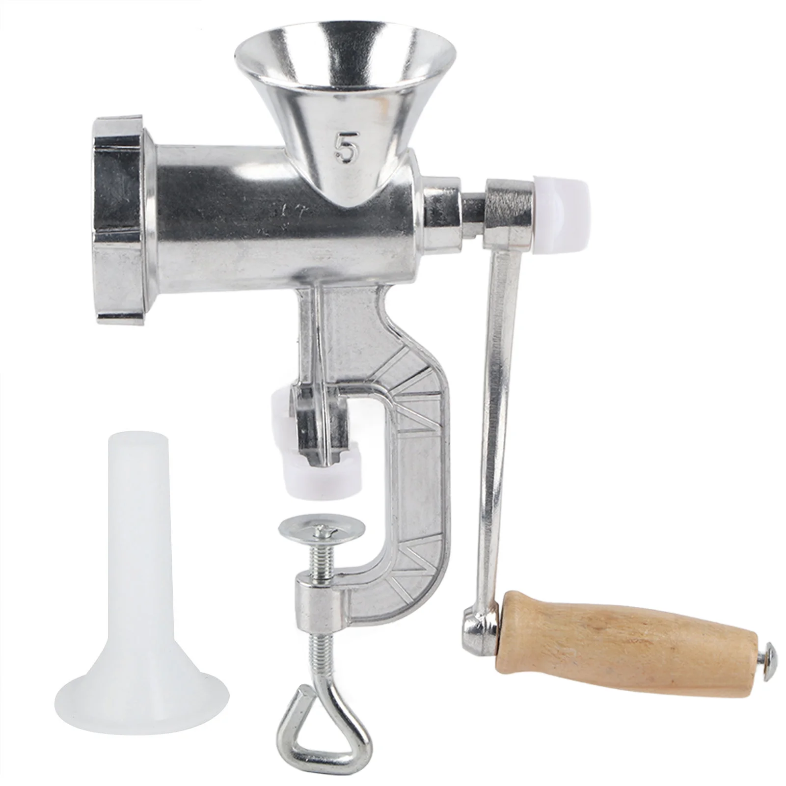 Household Aluminum Alloy Manual Sausage Meat Grinder Pepper Spice Grinding Machine Kitchen Tool
Household Aluminum Alloy Manual Sausage Meat Grinder Pepper Spice Grinding Machine Kitchen Tool