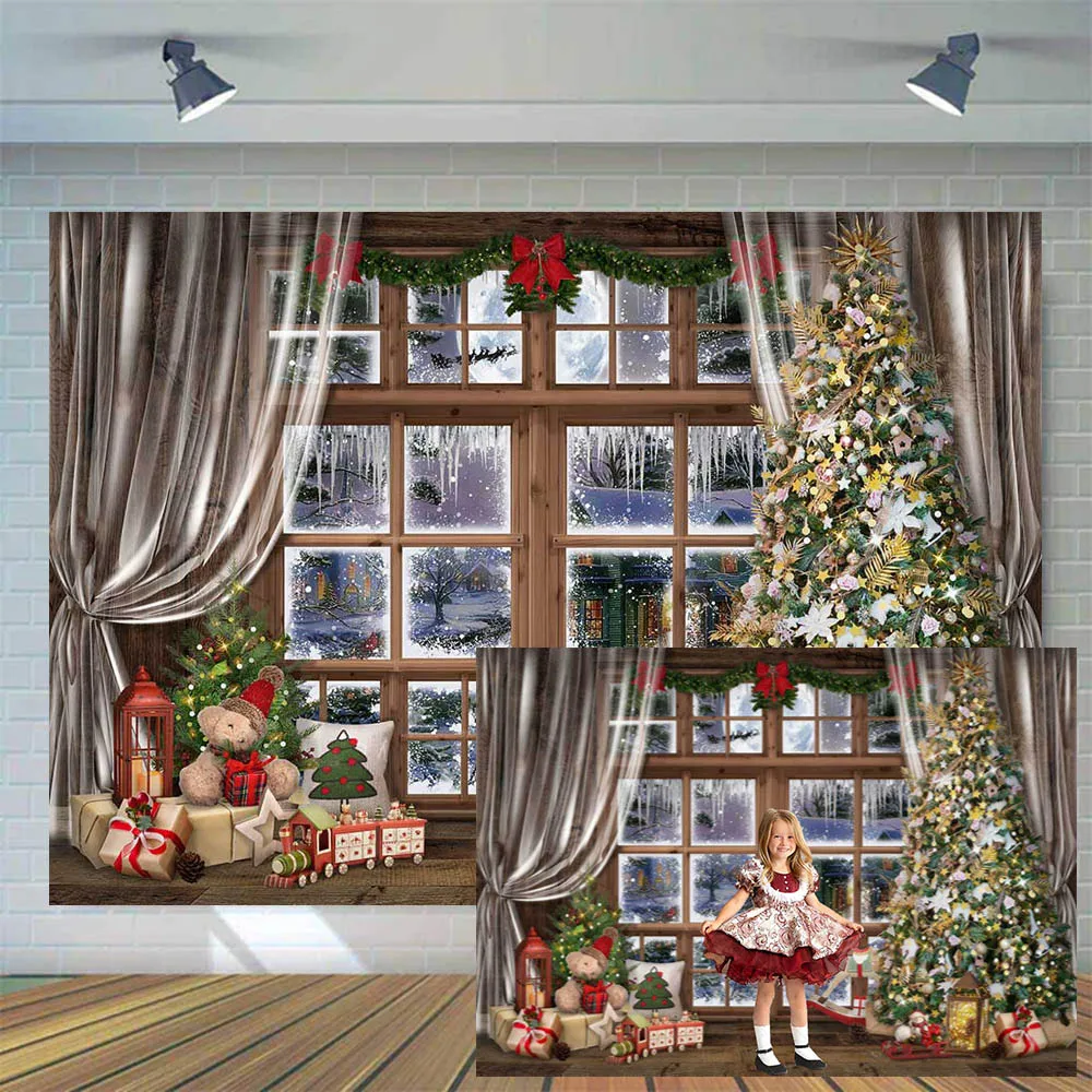 Mocsicka Christmas Backdrop Wooden Floor Window Xmas Tree Indoor Child Portrait Photography Backgrounds Photo Studio Shoot Props
Mocsicka Christmas Backdrop Wooden Floor Window Xmas Tree Indoor Child Portrait Photography Backgrounds Photo Studio Shoot Props