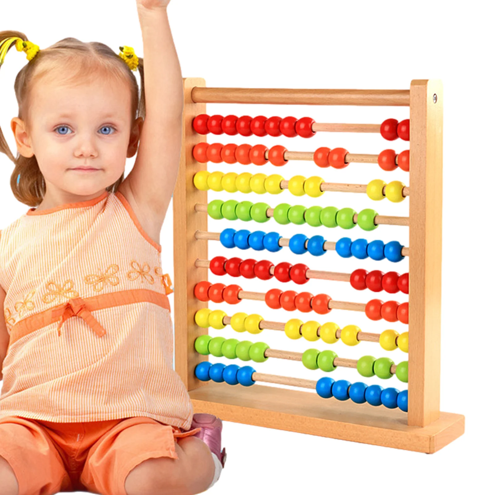 Ранняя игрушка деревянные для счета Beads с 10-рядной подсчетной рамкой, добавьте и вычитайте Abacus, развивающая игрушка с 100 цветными бусинами и
Ранняя игрушка деревянные для счета Beads с 10-рядной подсчетной рамкой, добавьте и вычитайте Abacus, развивающая игрушка с 100 цветными бусинами и