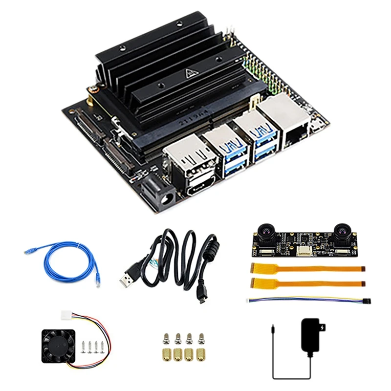Комплект разработчика для Jetson Nano 4G + 16G EMMC модуль искусственный интеллект макетная плата с IMX219 камерой
Комплект разработчика для Jetson Nano 4G + 16G EMMC модуль искусственный интеллект макетная плата с IMX219 камерой