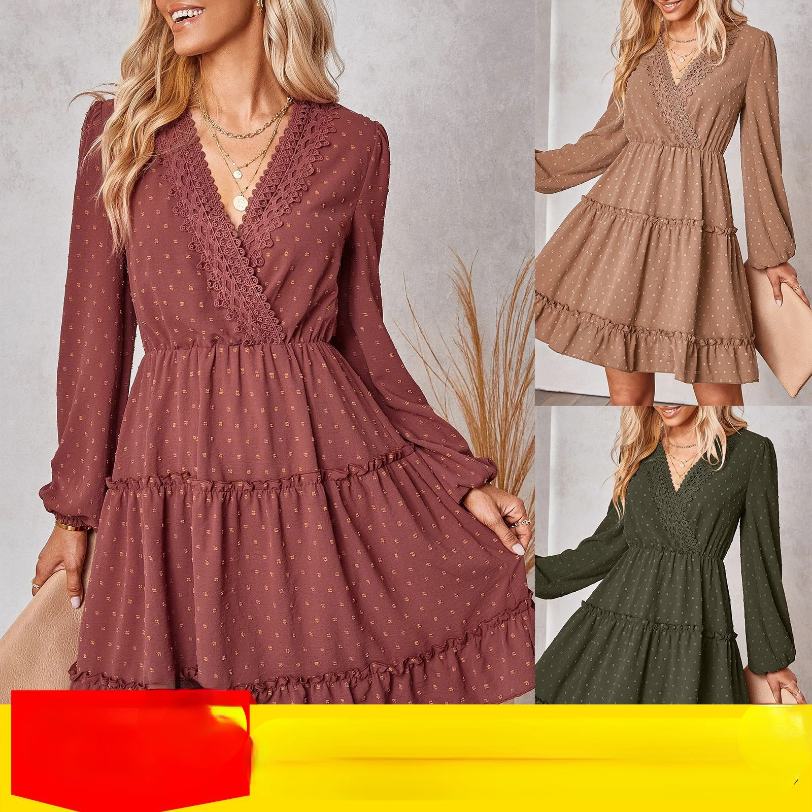 Zhilans® 2022 V-neck Floral Print Dress for Women Fashion Streetwear Clothes Autumn Outdoors Casual Robe Female Beach Dresses
Zhilans® 2022 V-neck Floral Print Dress for Women Fashion Streetwear Clothes Autumn Outdoors Casual Robe Female Beach Dresses