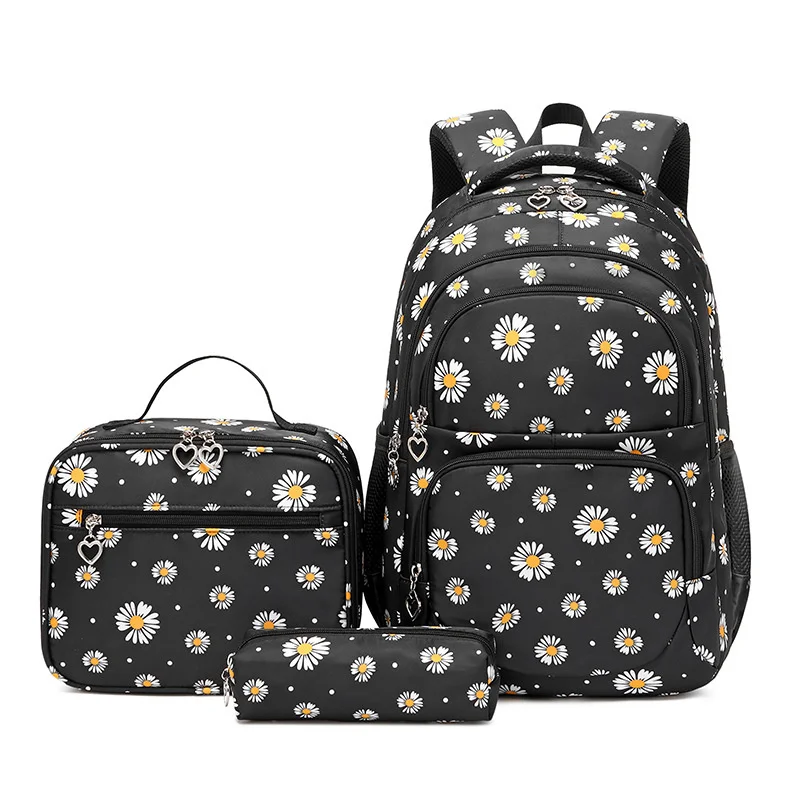 3 Pcs Set Children's Backpacks Cute Student School Bag for Girls Waterproof School bags With Lunch bag Pencil Case
3 Pcs Set Children's Backpacks Cute Student School Bag for Girls Waterproof School bags With Lunch bag Pencil Case