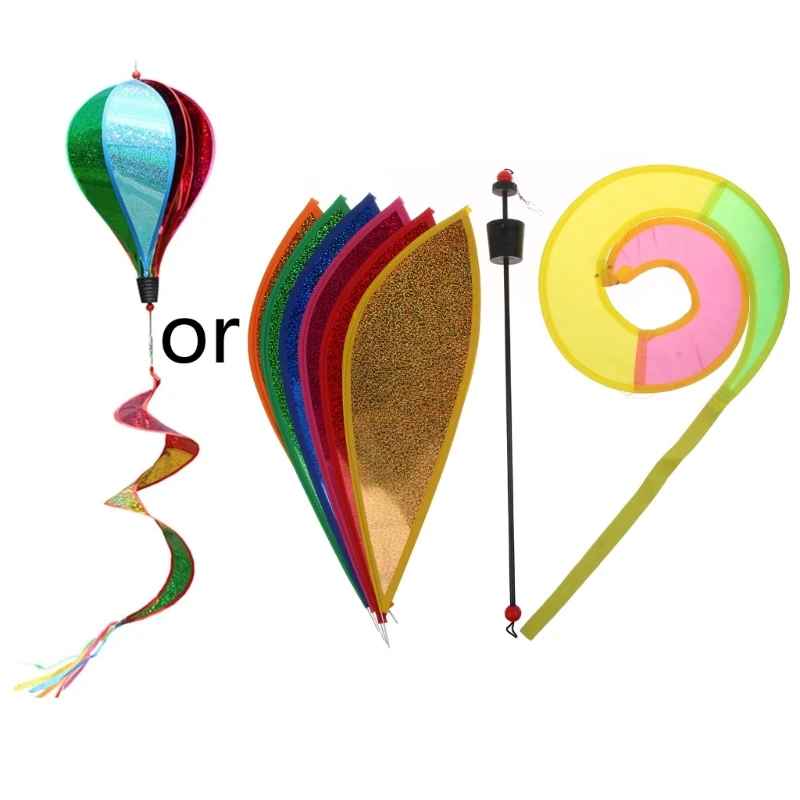 Hot Air Balloon Wind Spinner Colorful Sequins Striped Hanging Wind Spinners
Hot Air Balloon Wind Spinner Colorful Sequins Striped Hanging Wind Spinners