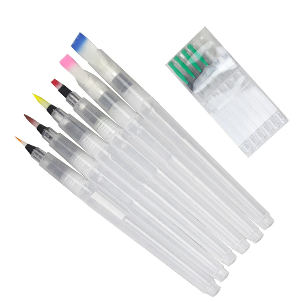 Brush Watercolor Water Pen Pens Brushes Soluble Painting Calligraphy Markers Storage Set Coloring Artist Heads Hair Nylon
Brush Watercolor Water Pen Pens Brushes Soluble Painting Calligraphy Markers Storage Set Coloring Artist Heads Hair Nylon