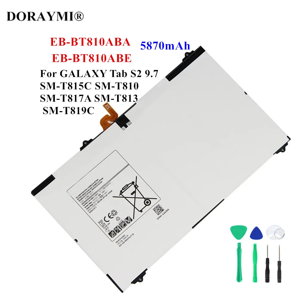 Original EB-BT810ABE EB-BT810ABA Tablet Battery for Samsung GALAXY Tab S2 9.7 SM-T815C SM-T810 SM-T817A SM-T813 SM-T819C 5870mAh
Original EB-BT810ABE EB-BT810ABA Tablet Battery for Samsung GALAXY Tab S2 9.7 SM-T815C SM-T810 SM-T817A SM-T813 SM-T819C 5870mAh