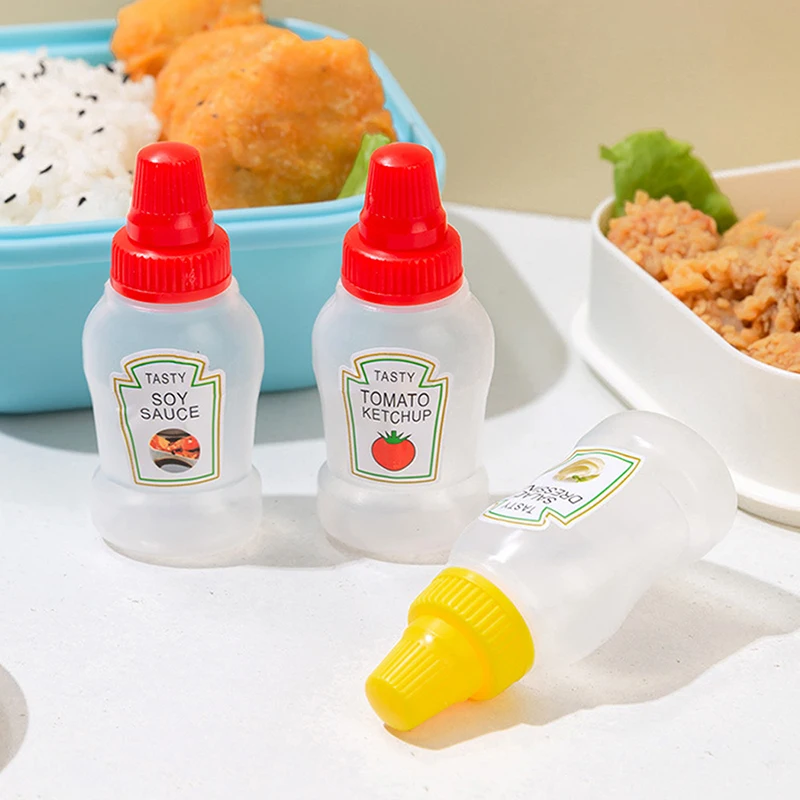 Mini Seasoning Sauce Bottle Portable Tomato Ketchup Bottle Salad Dressing Container for Bento Lunch Box Kitchen Jars
Mini Seasoning Sauce Bottle Portable Tomato Ketchup Bottle Salad Dressing Container for Bento Lunch Box Kitchen Jars