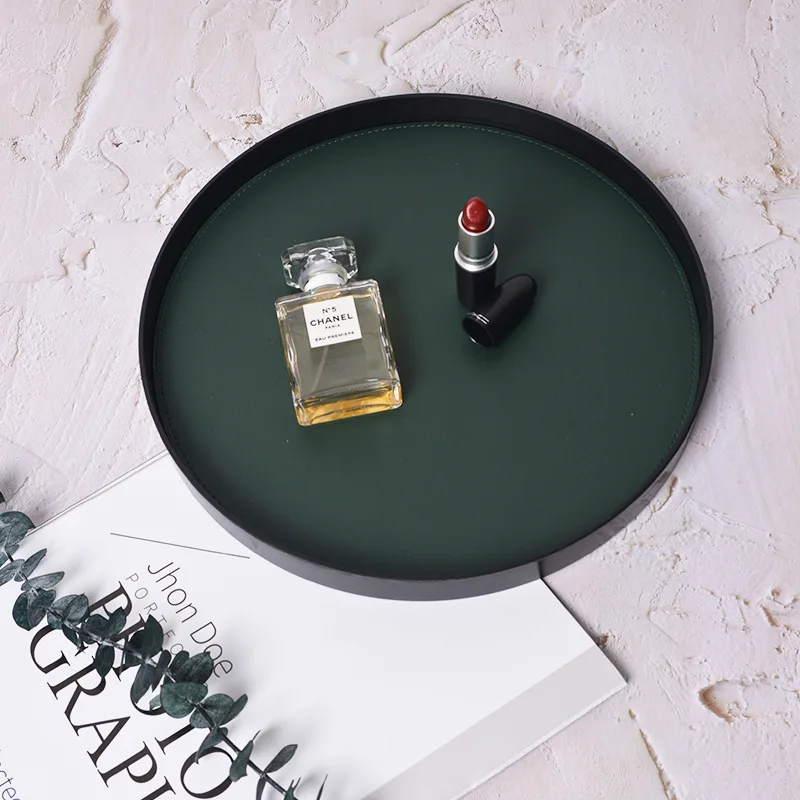 New Nordic Simple Leather Round Storage Tray Living Room Porch Cosmetics Desktop Storage Tray Jewelry Display Plate Home Decor 
New Nordic Simple Leather Round Storage Tray Living Room Porch Cosmetics Desktop Storage Tray Jewelry Display Plate Home Decor