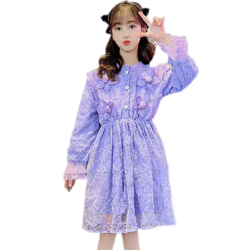 2022 Spring New Flower Girls Dress Party Luxury Sweet Mid-Length Dress Princess Summer A-Line Elegant Costume Children's Clothes
2022 Spring New Flower Girls Dress Party Luxury Sweet Mid-Length Dress Princess Summer A-Line Elegant Costume Children's Clothes
