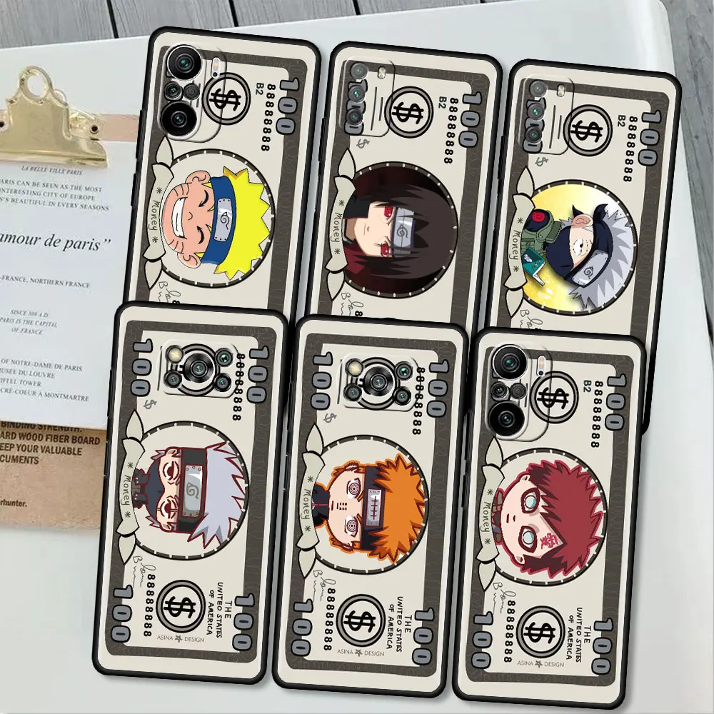 Soft Case for Mi Poco X3 X4 NFC M4 Pro F3 GT M3 11T 5G F1 Movil Cell Phone Shell Redmi Note 9S K40 9C Coque Naruto Cartoon Money
Soft Case for Mi Poco X3 X4 NFC M4 Pro F3 GT M3 11T 5G F1 Movil Cell Phone Shell Redmi Note 9S K40 9C Coque Naruto Cartoon Money