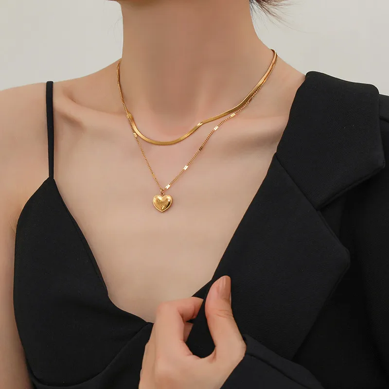2022 Korean Wave New Love Necklace Women's Double Layered Wear INS Style Trend Clavicle Chain Celebrity Accessories Couple Gift
2022 Korean Wave New Love Necklace Women's Double Layered Wear INS Style Trend Clavicle Chain Celebrity Accessories Couple Gift