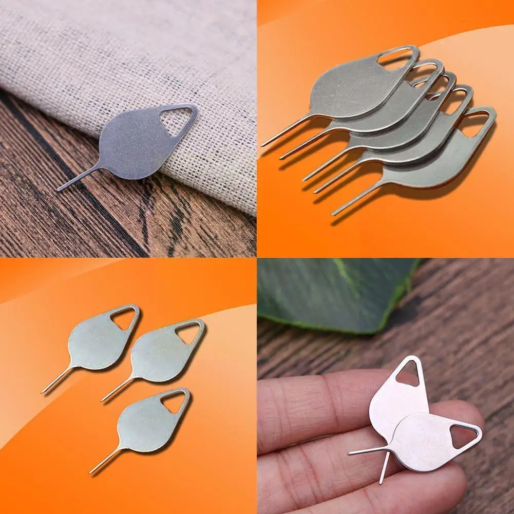 New 5pcs/set Sim Card Tray Removal Eject Pin Tool Steel Needle For Phone Supplies 202 Z8g9
New 5pcs/set Sim Card Tray Removal Eject Pin Tool Steel Needle For Phone Supplies 202 Z8g9