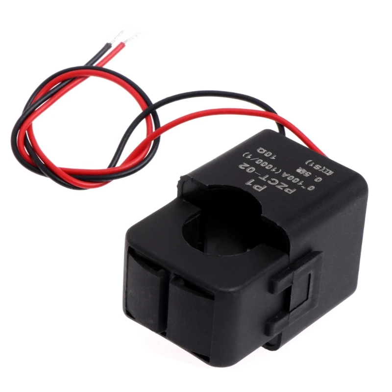 PZCT-02 100A 100mA AC Current Sensor for Measuring Building Electricity Consumption Quick Installation Easy to Install 367D
PZCT-02 100A 100mA AC Current Sensor for Measuring Building Electricity Consumption Quick Installation Easy to Install 367D