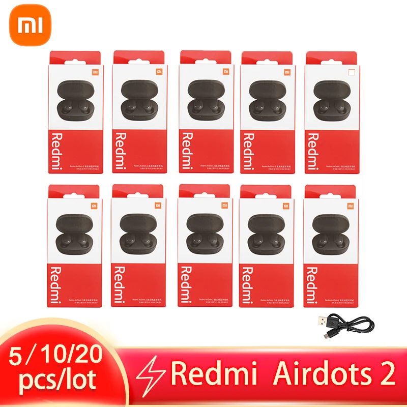 Оригинальные наушники Xiaomi Redmi Airdots 2, 5/10/20 шт., настоящие беспроводные наушники, шумоподавление, гарнитура с микрофоном, Tws, оптовая продажа
Оригинальные наушники Xiaomi Redmi Airdots 2, 5/10/20 шт., настоящие беспроводные наушники, шумоподавление, гарнитура с микрофоном, Tws, оптовая продажа