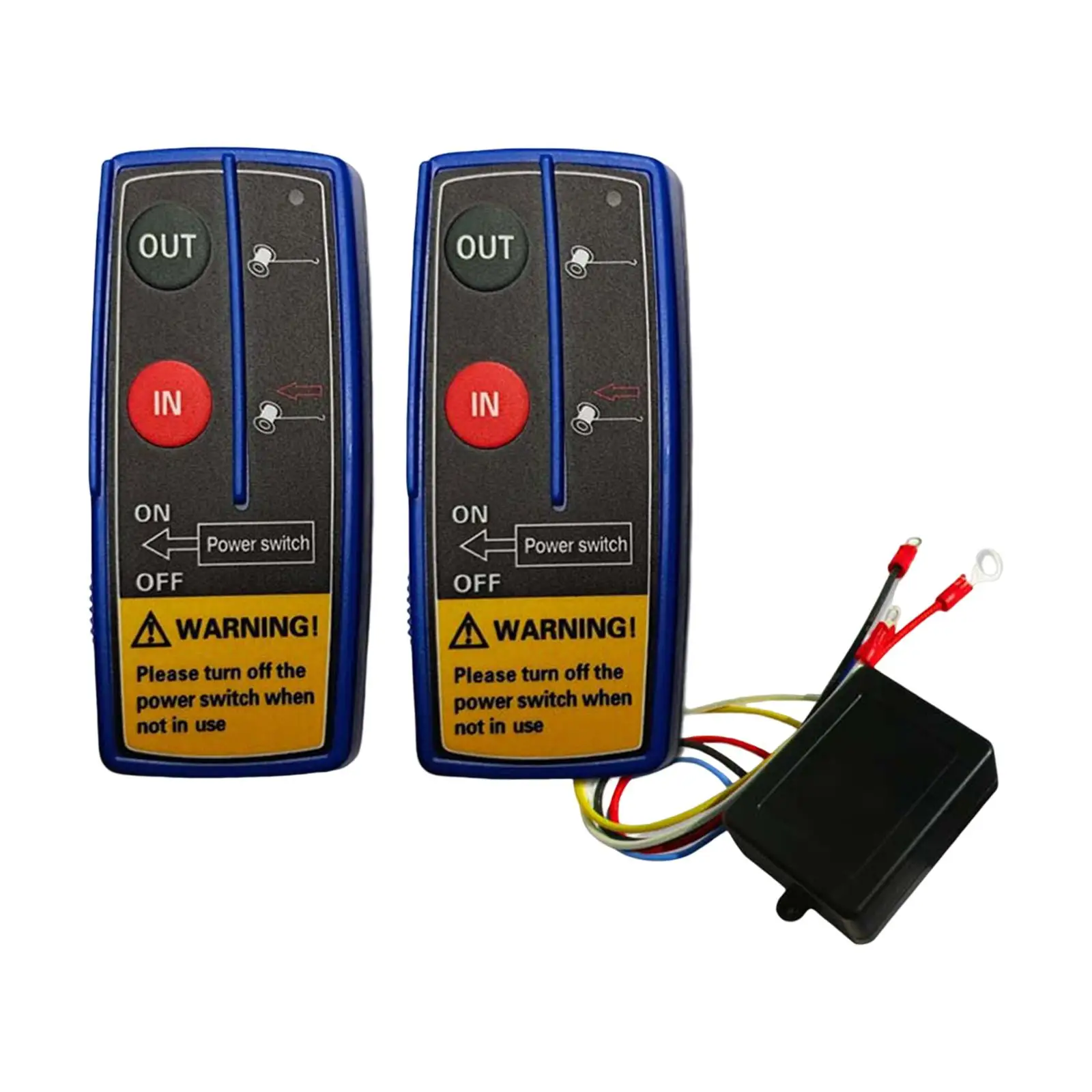 Wireless Winch Remote Control Kit Univerasl with Indicator Light 12V 24V Electric Winch Remote Receiver for Auto Vehicles
Wireless Winch Remote Control Kit Univerasl with Indicator Light 12V 24V Electric Winch Remote Receiver for Auto Vehicles