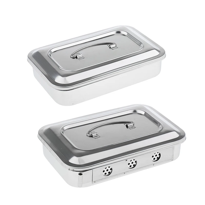Stainless Steel Container Organizer Box Instrument Tray To Storage Box With Lid Tools Cans - 9 Inch
Stainless Steel Container Organizer Box Instrument Tray To Storage Box With Lid Tools Cans - 9 Inch