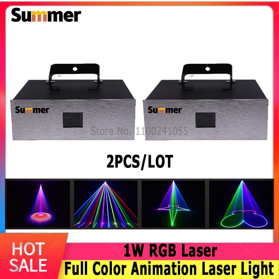 2Pcs 1W RGB Full Color Animation Laser Lights With IR Remote Control Professional Stage Dj Disco Laser Lighting Equipment
2Pcs 1W RGB Full Color Animation Laser Lights With IR Remote Control Professional Stage Dj Disco Laser Lighting Equipment
