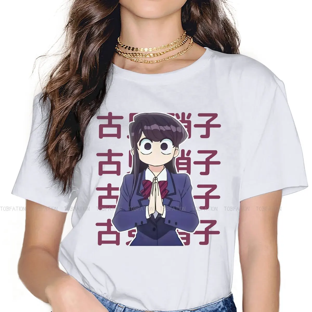 Girl Women Tshirts Komi Can't Communicate Gothic Vintage Female Clothing Large Cotton Graphic Streetwear
Girl Women Tshirts Komi Can't Communicate Gothic Vintage Female Clothing Large Cotton Graphic Streetwear