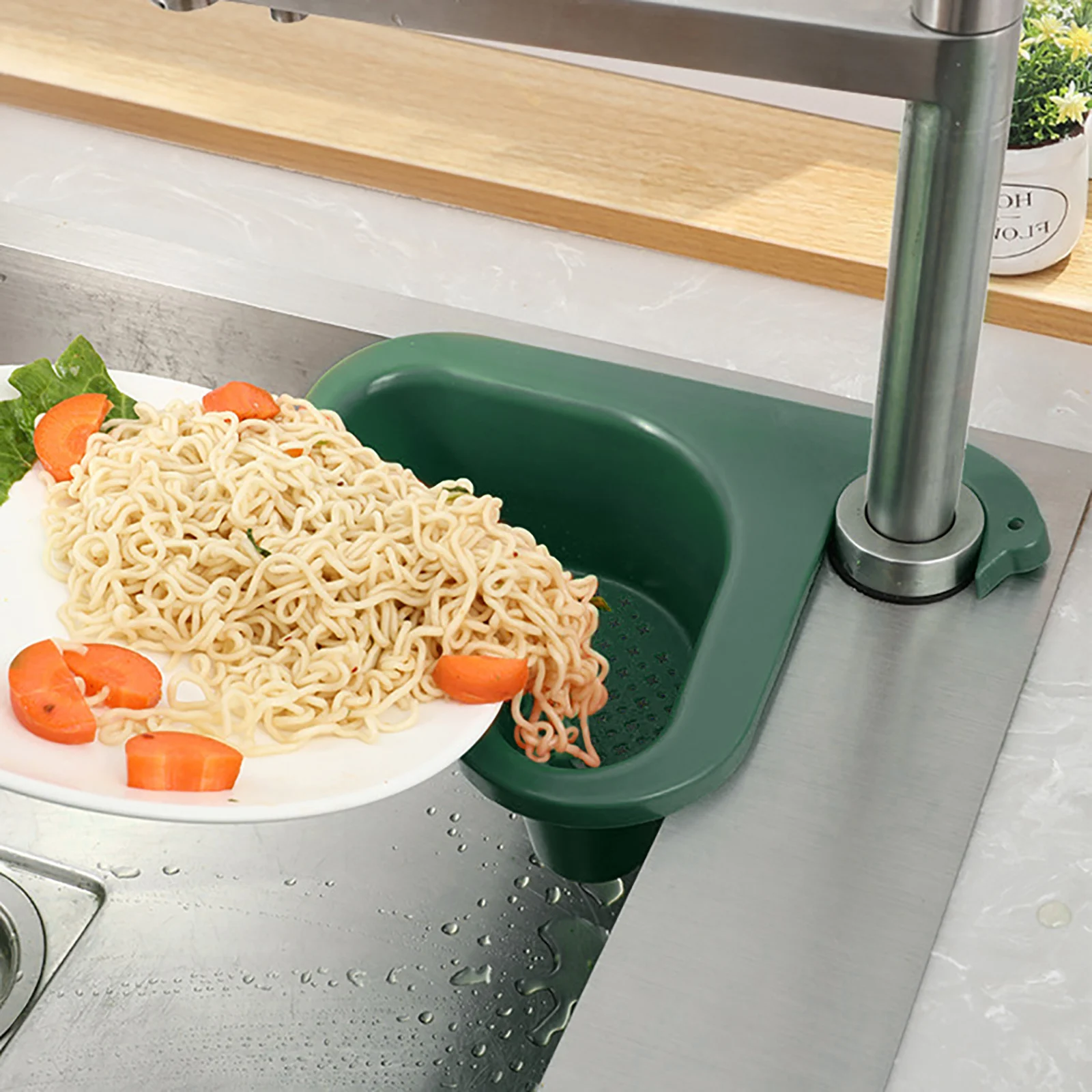 Kitchen Leftover Sink Strainer Sink Swan Drain Basket General Fruit and Vegetable Drain Basket Multifunctional Drain Basket Tool
Kitchen Leftover Sink Strainer Sink Swan Drain Basket General Fruit and Vegetable Drain Basket Multifunctional Drain Basket Tool