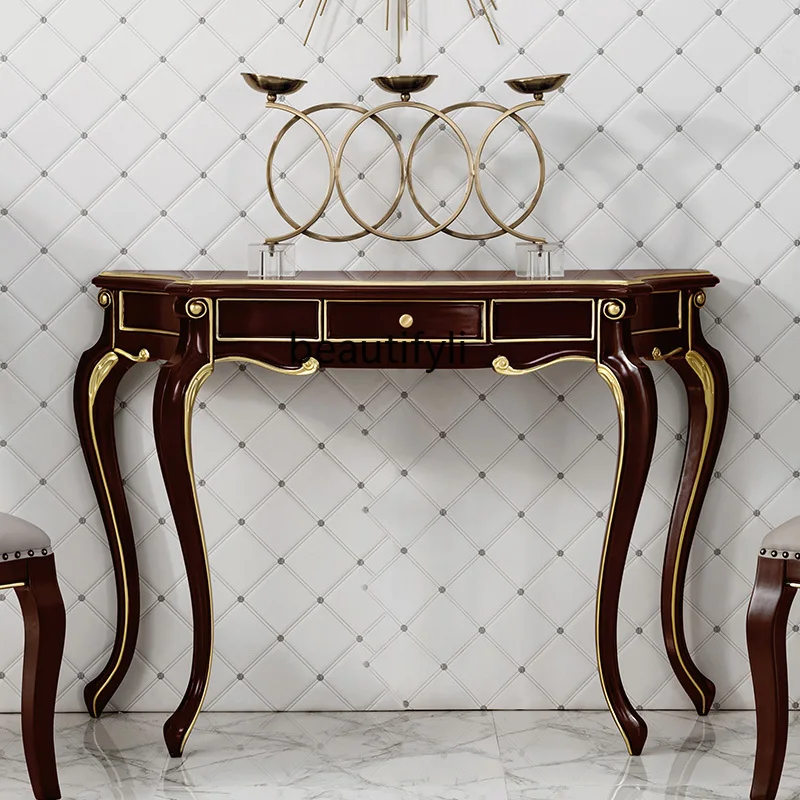GY European-Style Pure Solid Wood Console Tables Italian-Style Light Luxury Minimalist Console Hall Cabinet Corridor Table
GY European-Style Pure Solid Wood Console Tables Italian-Style Light Luxury Minimalist Console Hall Cabinet Corridor Table
