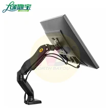 LVDIBAO 데스크탑 가스 스프링 암 모니터 스탠드, LCD LED 모니터 홀더 마운트 암, 풀 모션 모니터 브래킷, 2-9 kg 로딩, 17-30 인치