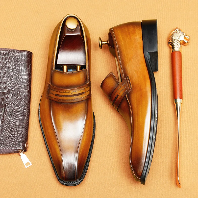 Туфли мужские классические из натуральной кожи, роскошные брендовые британские дизайнерские оксфорды, свадебная деловая обувь для мужчин
Туфли мужские классические из натуральной кожи, роскошные брендовые британские дизайнерские оксфорды, свадебная деловая обувь для мужчин